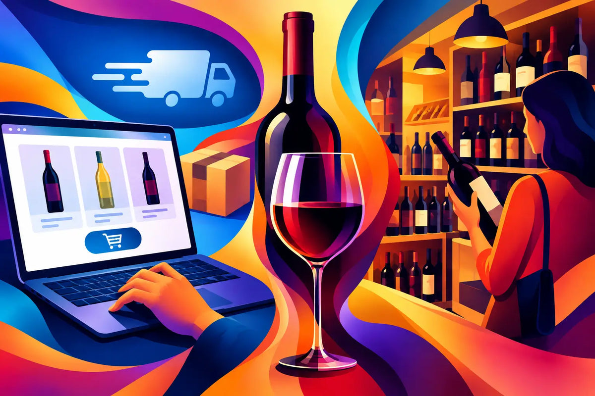 Comprar vino online o en tienda: cuál conviene