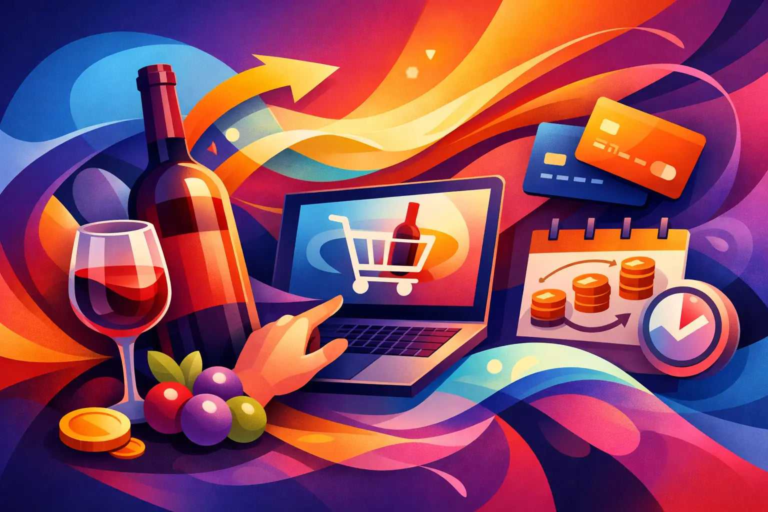 Comprar vino online a meses sin fallar