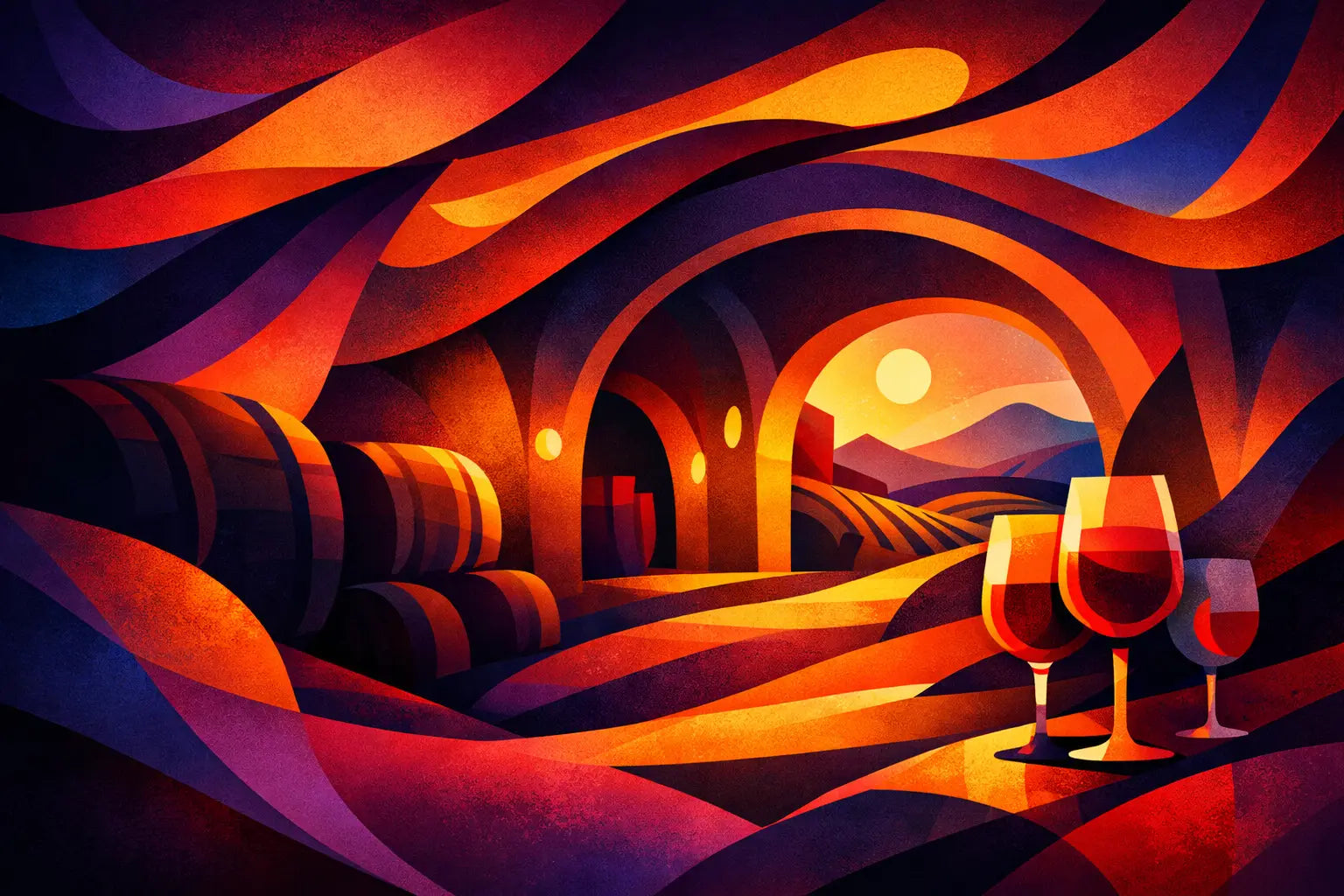 Cava subterránea en Valle de Guadalupe