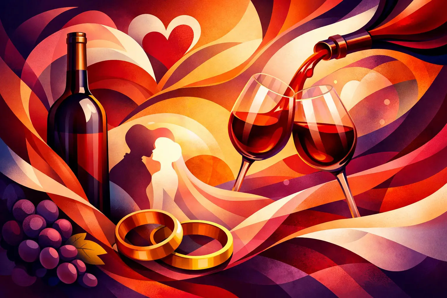 Vino para regalar en boda civil elegante
