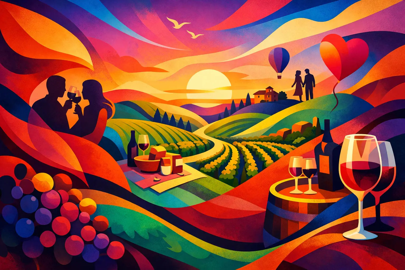 9 planes para un aniversario en viñedo