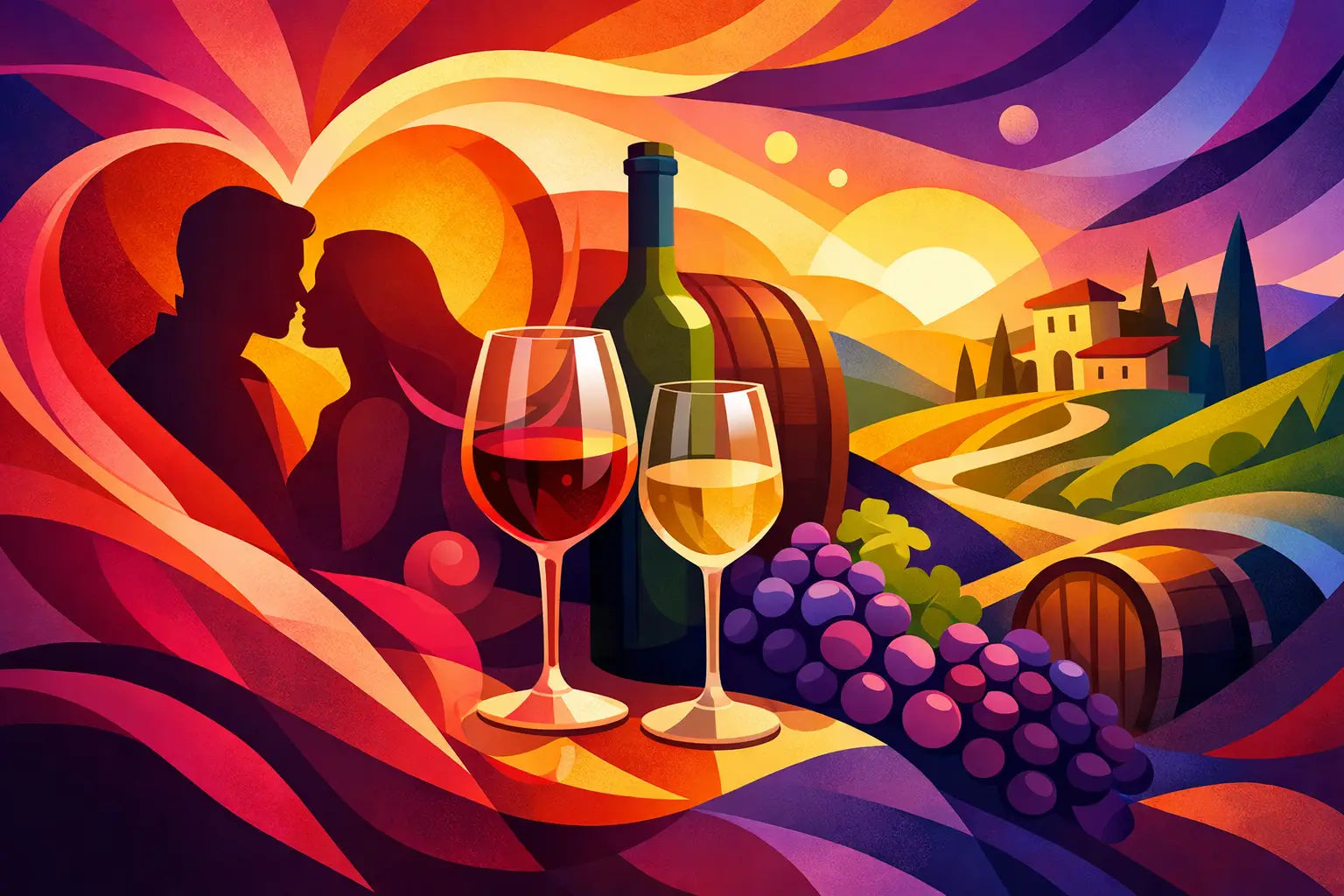 Paquete romántico con cata y tour privado