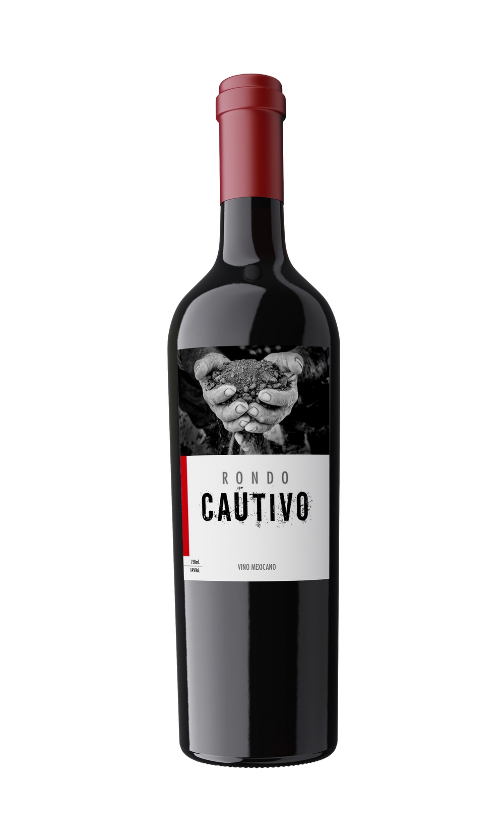 Cautivo vino tinto de Rondo del Valle, mezcla de Cabernet Sauvignon y Merlot, Valle de Guadalupe, México | Cautivo red wine by Rondo del Valle, Cabernet Sauvignon and Merlot blend, Valle de Guadalupe, Mexico